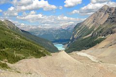 24 Lake Louise, Chateau Lake Louise, Mount Whitehorn and Redoubt Mountain, Fairview Mountain From Just Beyond Plain Of Six Glaciers Teahouse Near Lake Louise.jpg